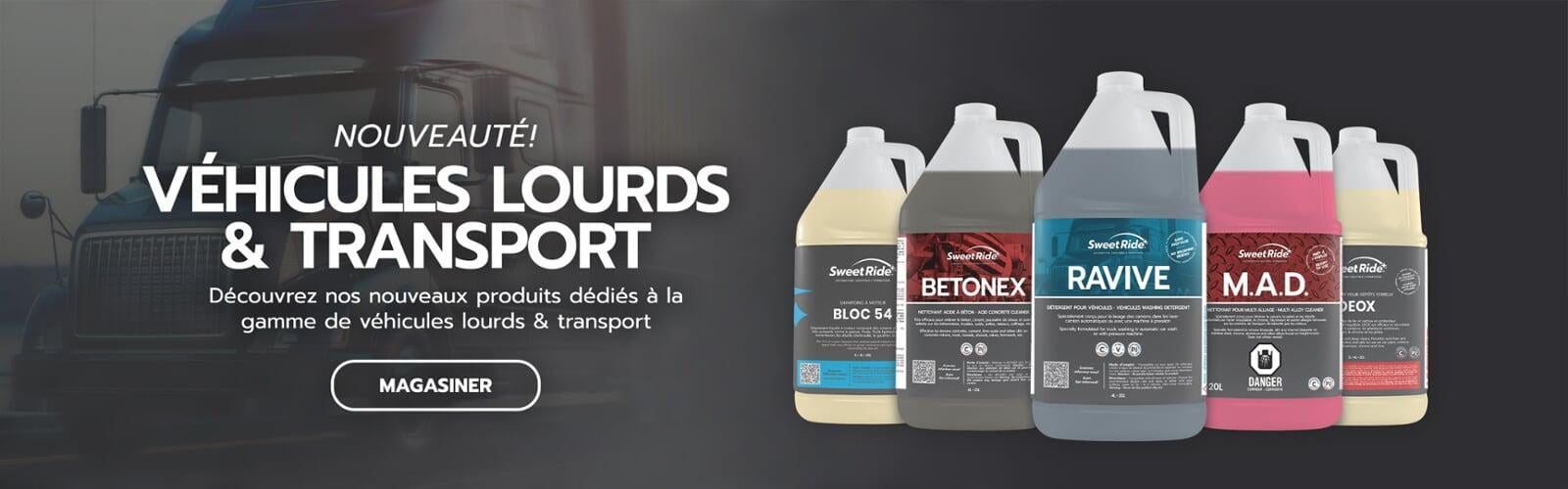 Produits Véhicules lourds & Transport