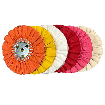 Roue polissage Rouge 9''