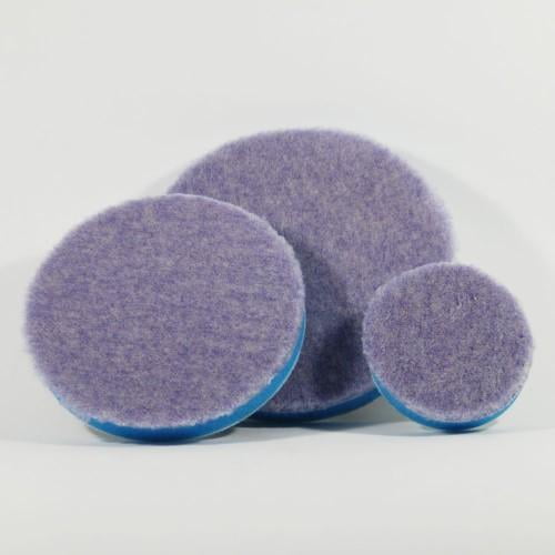 Pad de correction laine mauve velcro