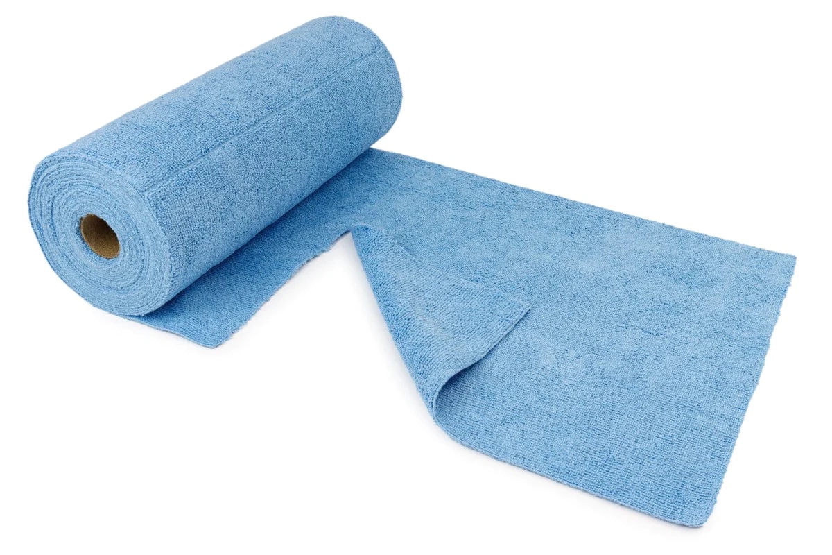 Autofiber Roll-o-Rags rouleau de chiffons microfibre Bleu